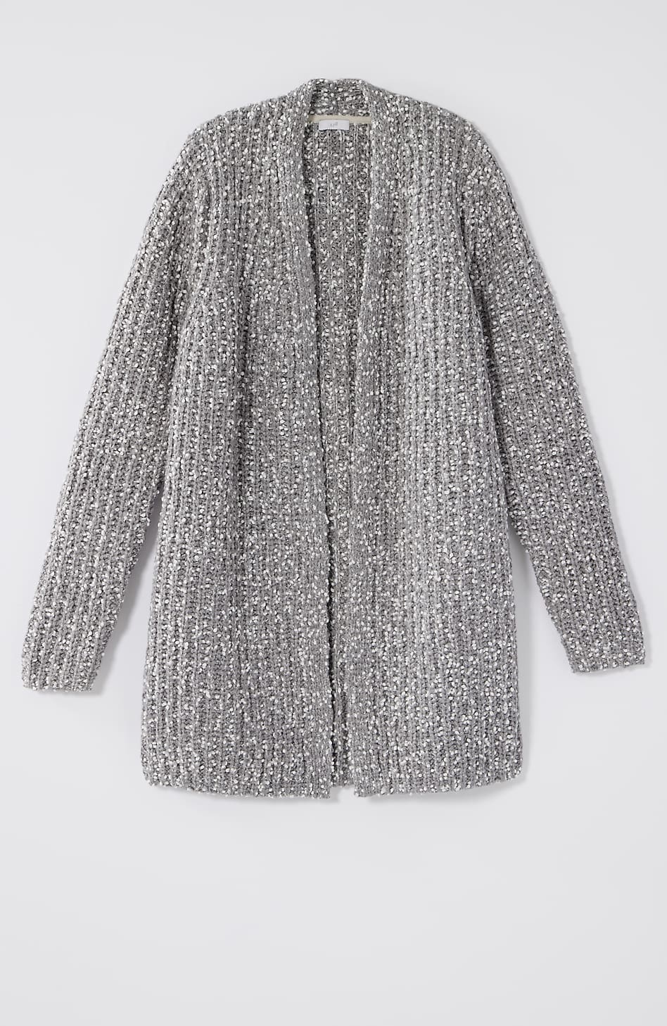 Textured Two-Tone Cardi
