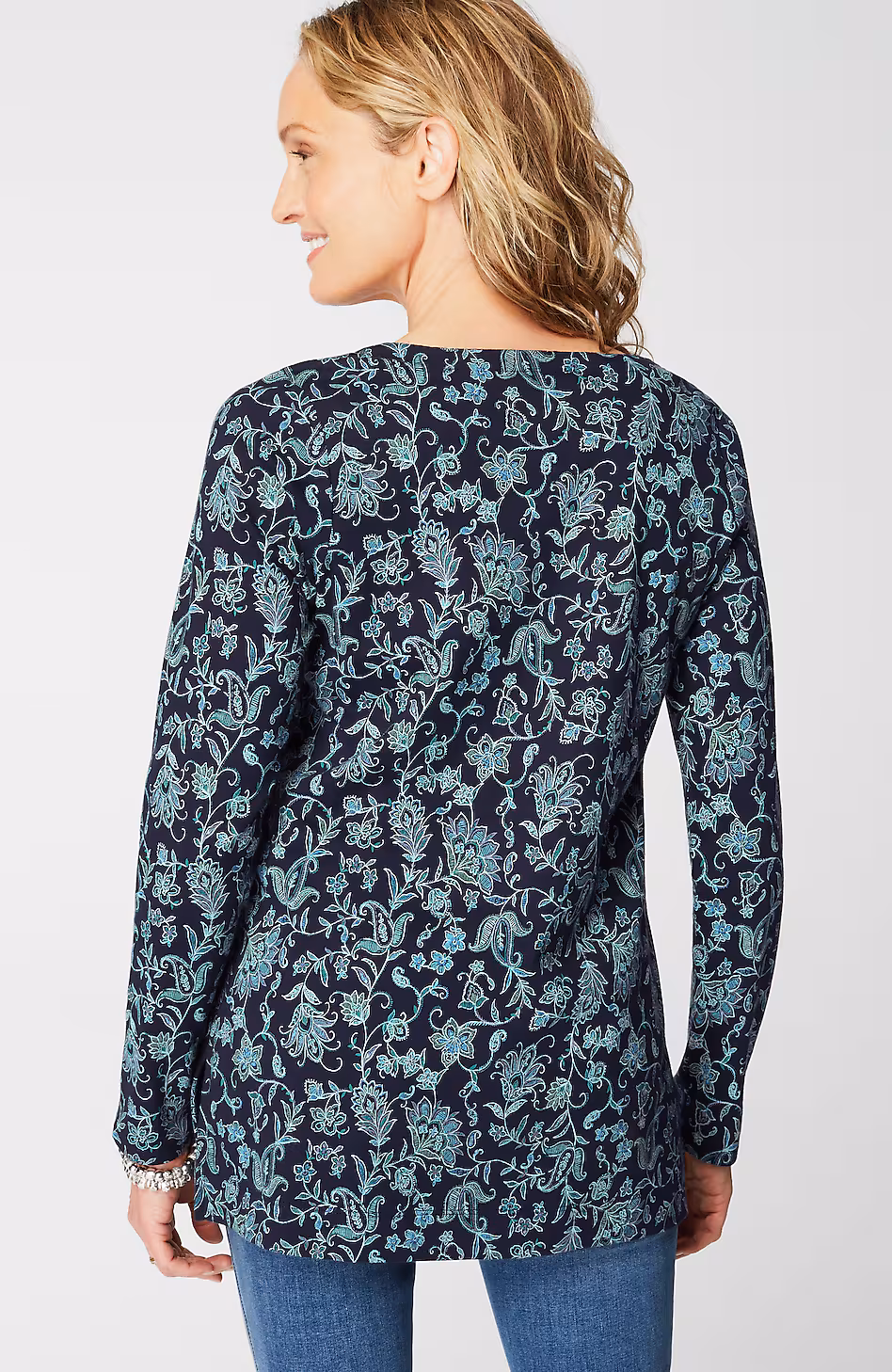 Simply Supima® Side-Slit Tunic