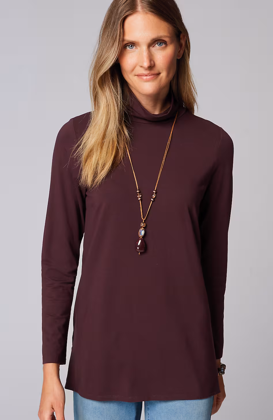 Luxe Supima® Turtleneck Tunic