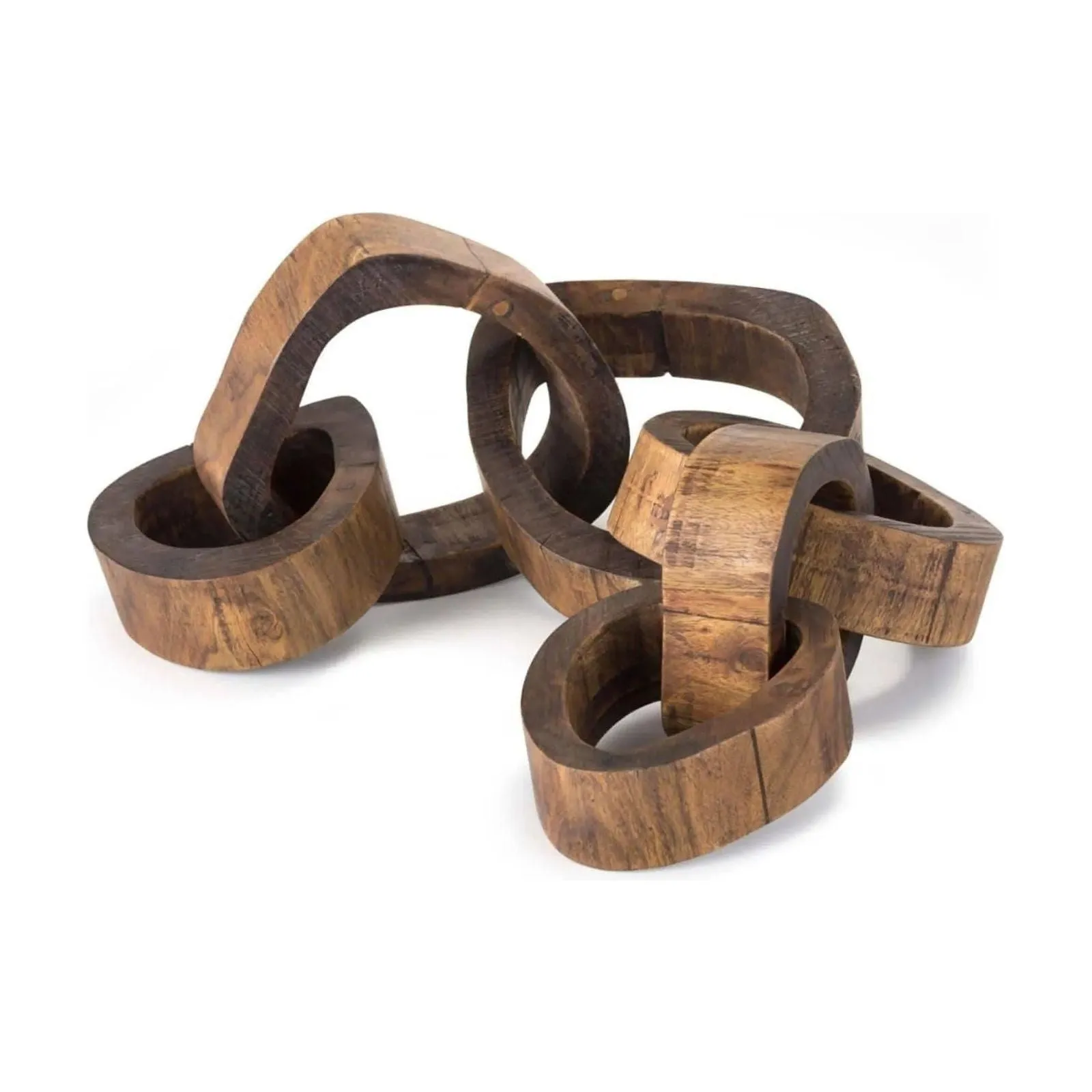 Wooden Links Sculptures