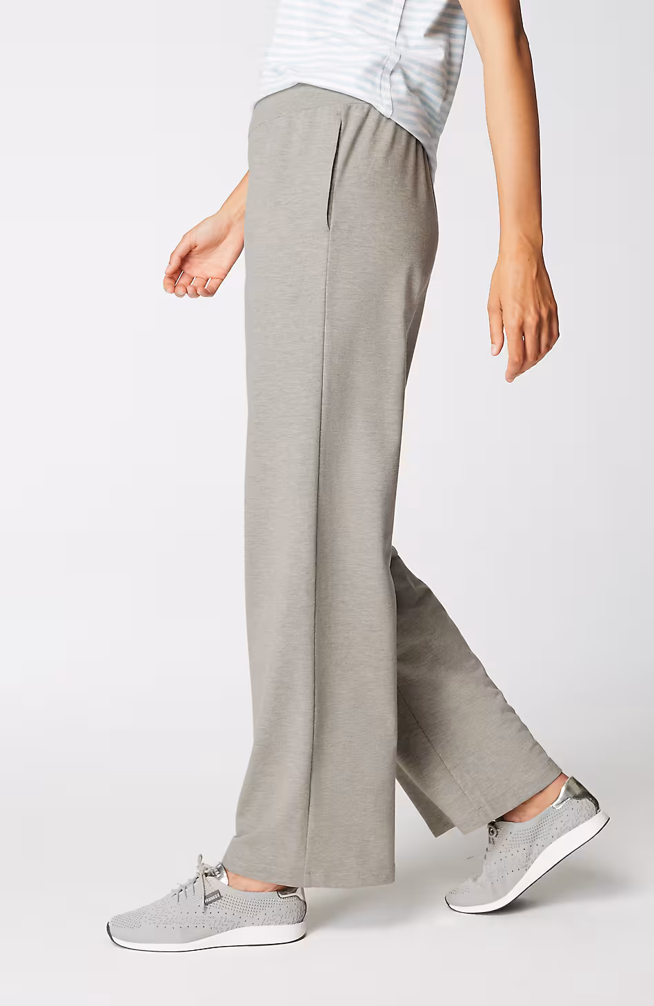 Fit Elevate Terry Wide-Leg Pants