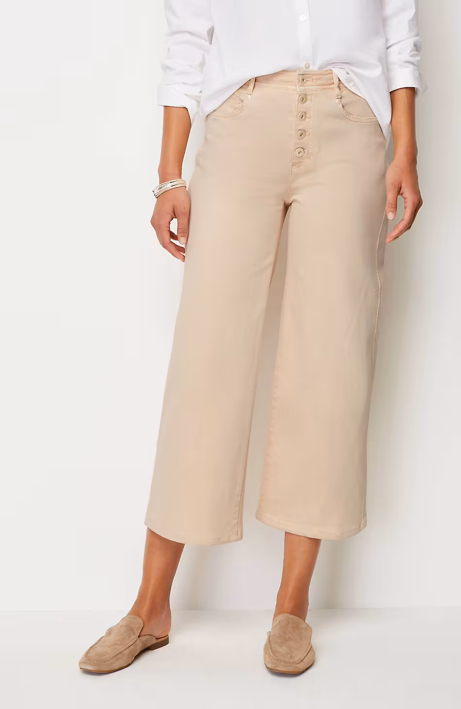 High-Rise Button-Fly Jeans