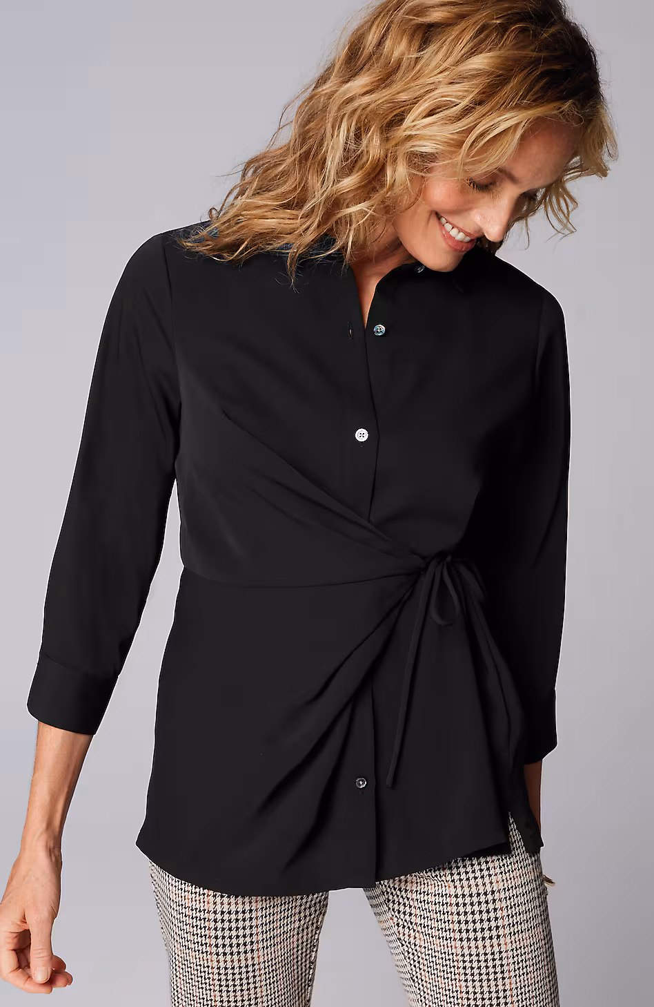 Wearever Tie-Front Shirt