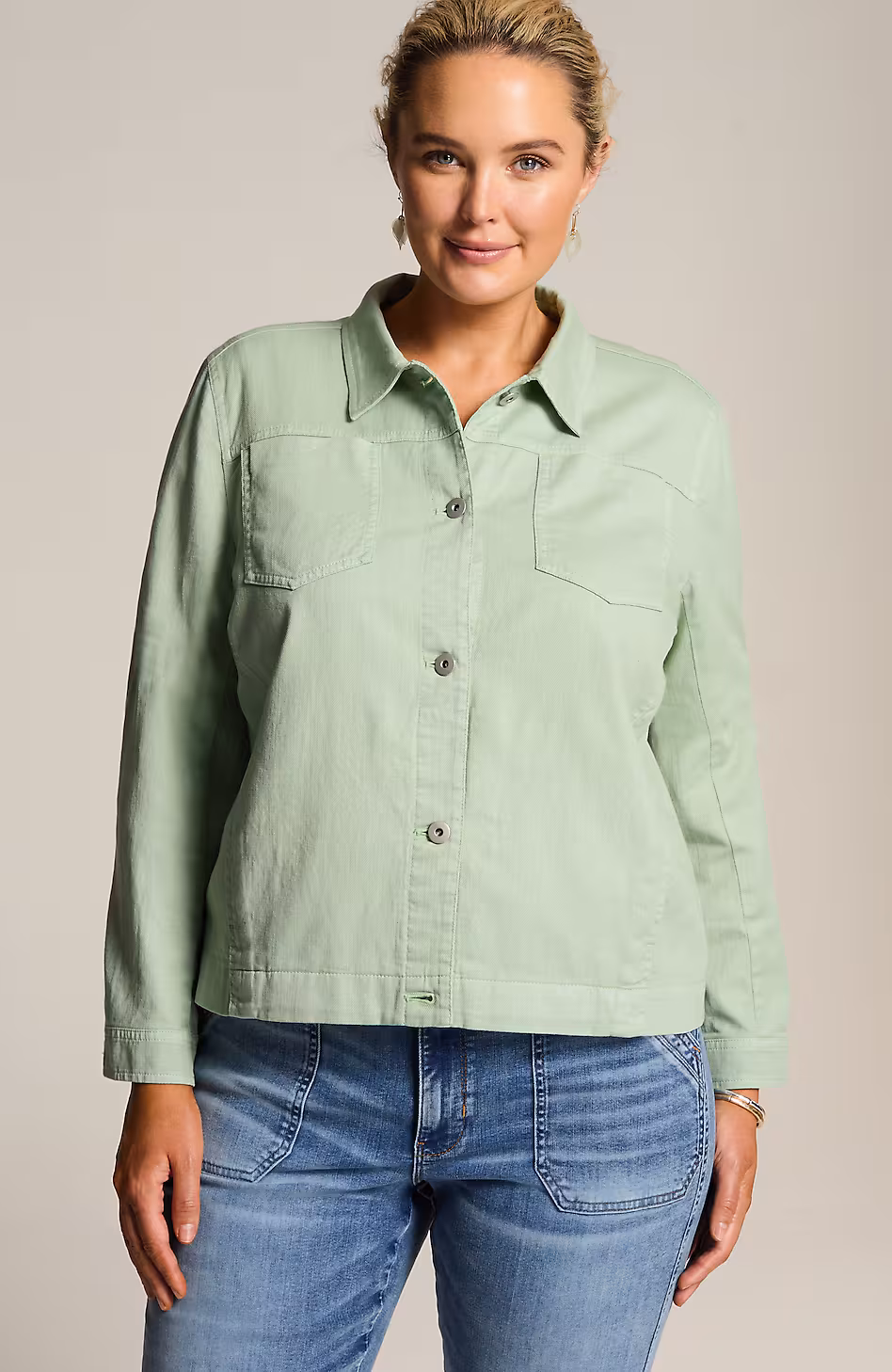 Cotton & Linen Denim Jacket