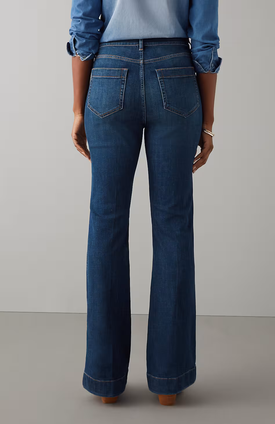 Curvy-Fit Flare Jeans