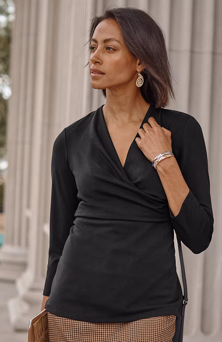 Wearever Draped-Front Top