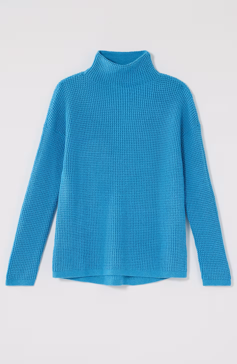Textured Funnel-Neck Sweater