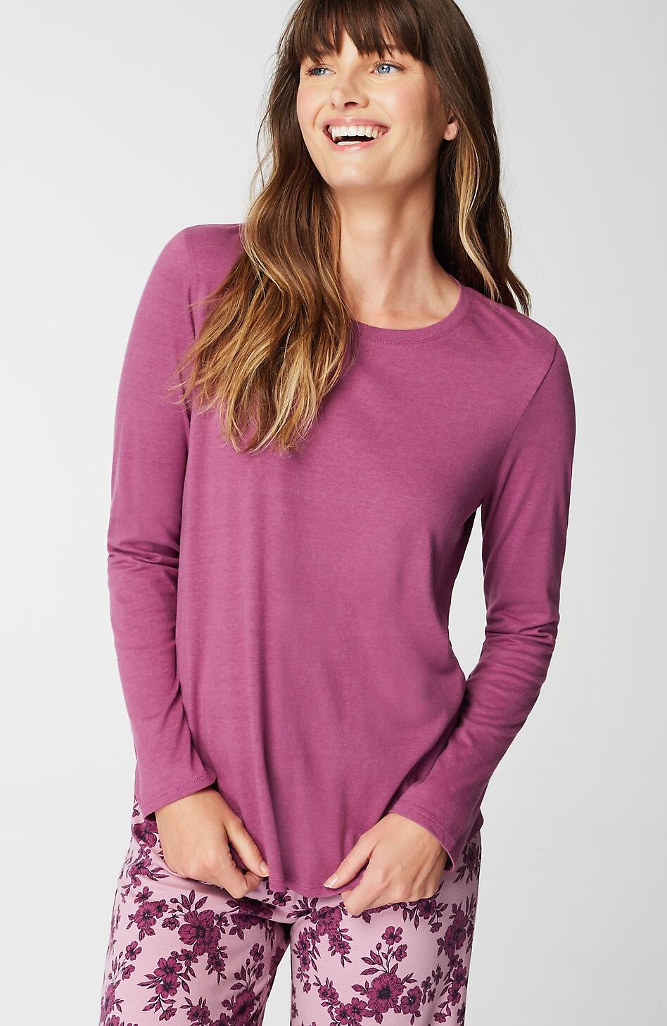Sleep Ultrasoft Long-Sleeve Top