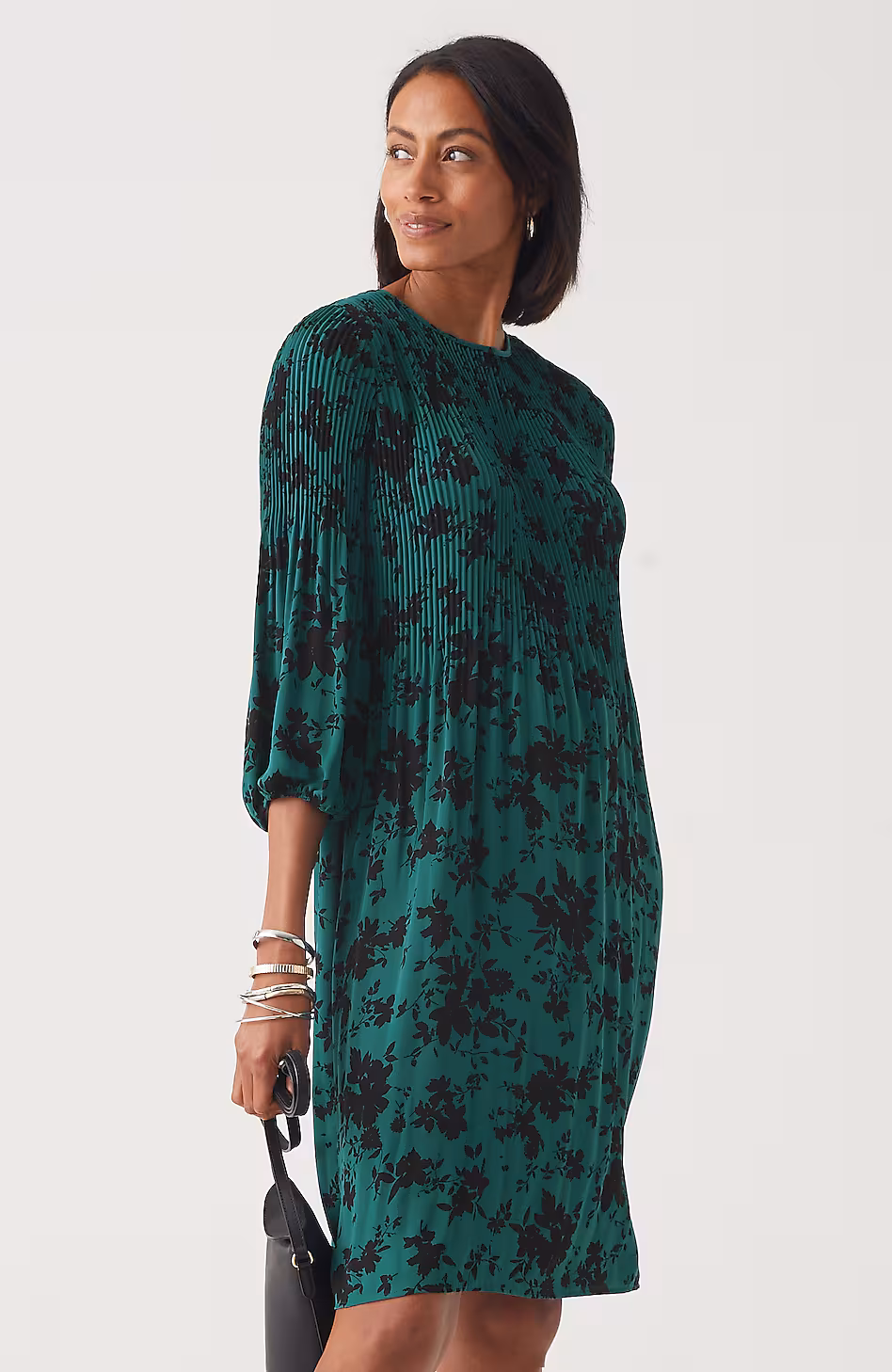 Wearever Sunburst-Pleated Dress