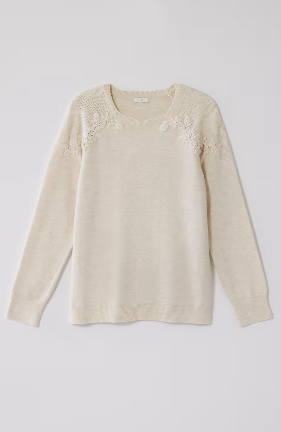 Cozy Luxe Hand-Embroidered Pullover Sweater