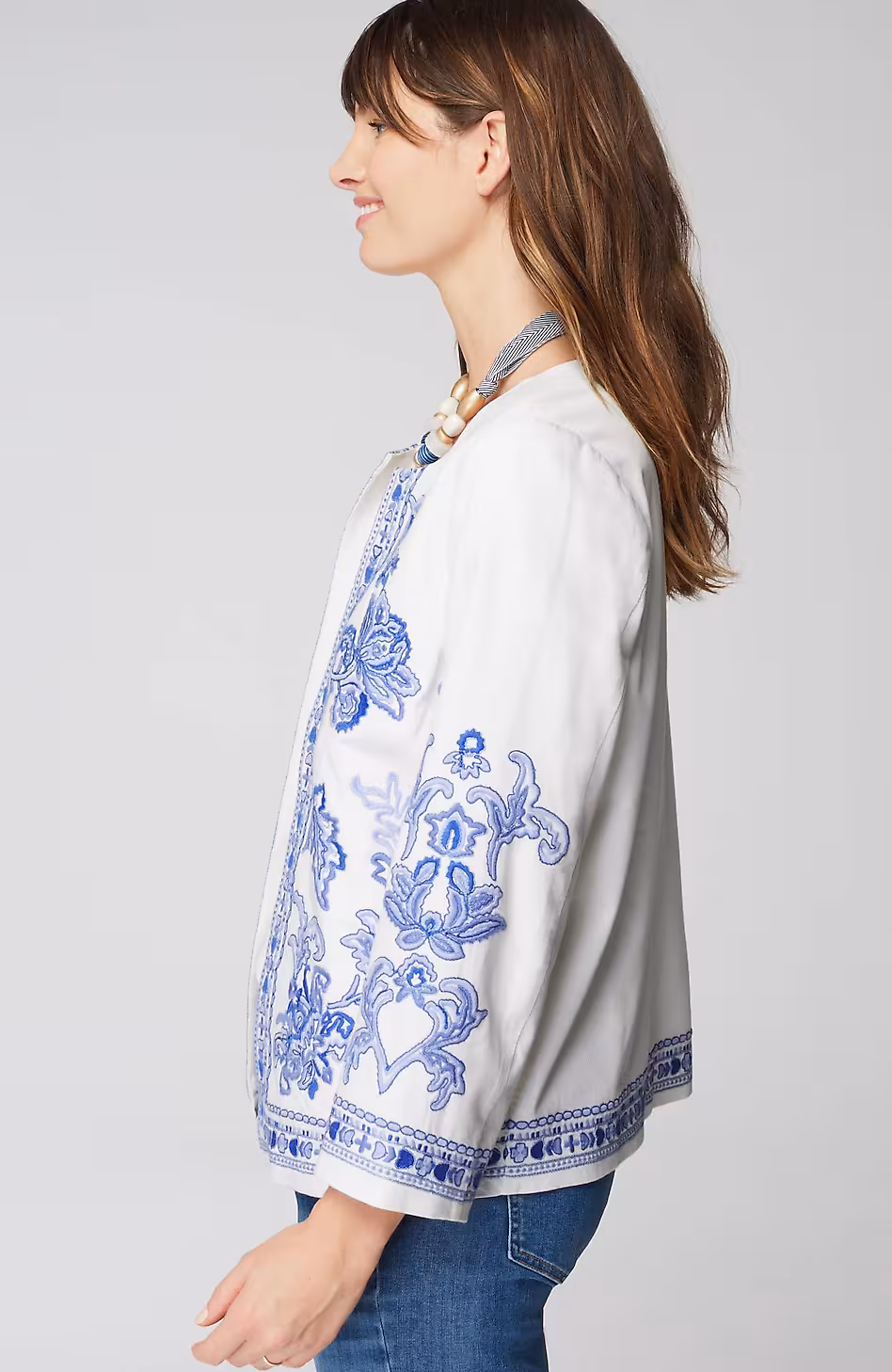 Lightweight Embroidered Jacket