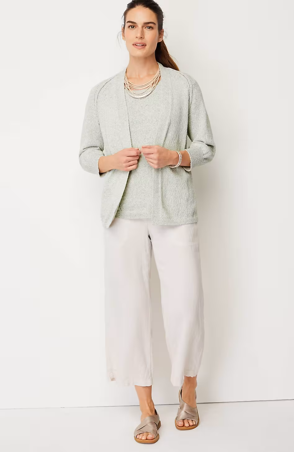 Pure Jill Spray-Dyed Cardi