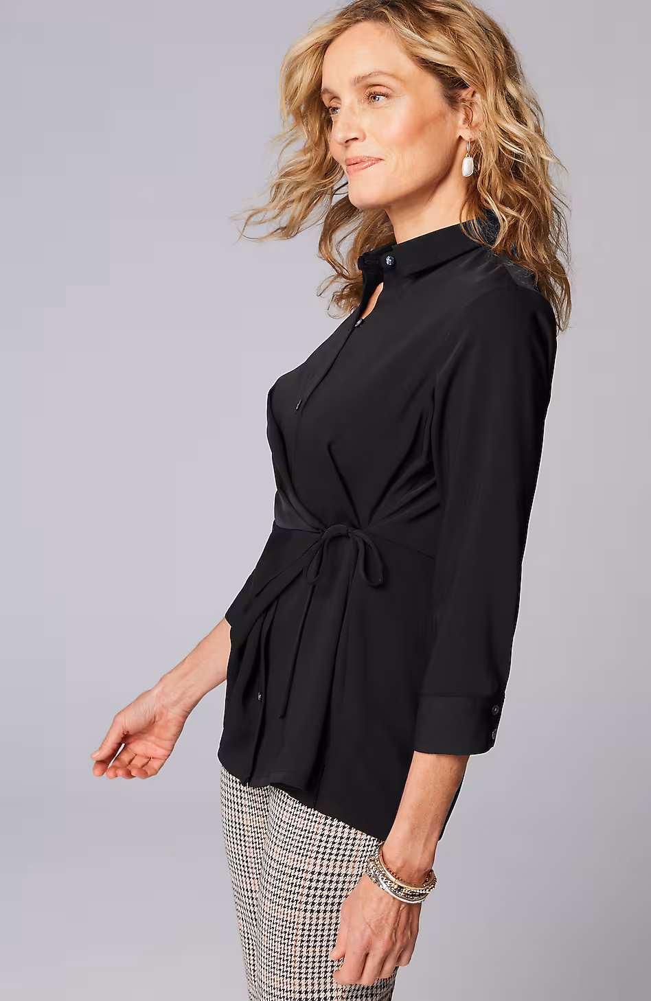 Wearever Tie-Front Shirt