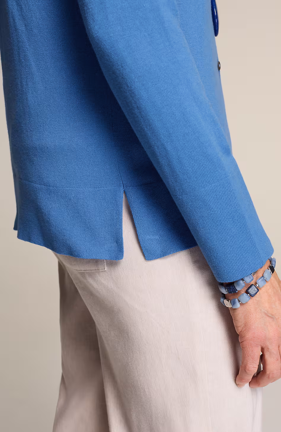 Organically Grown Cotton Lightweight Cardi