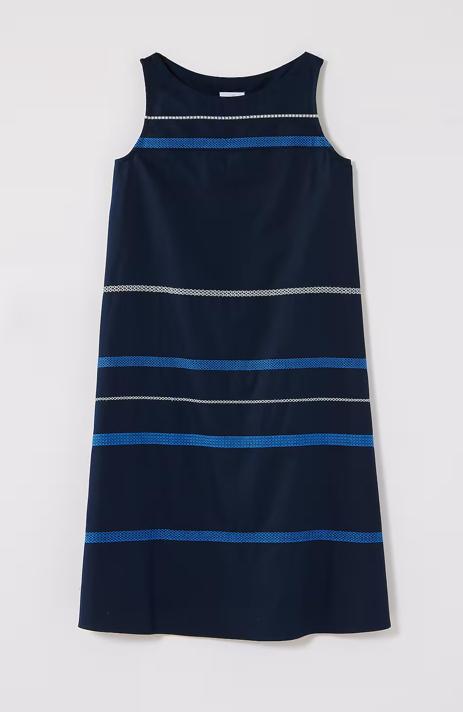 Embroidered Swing Dress