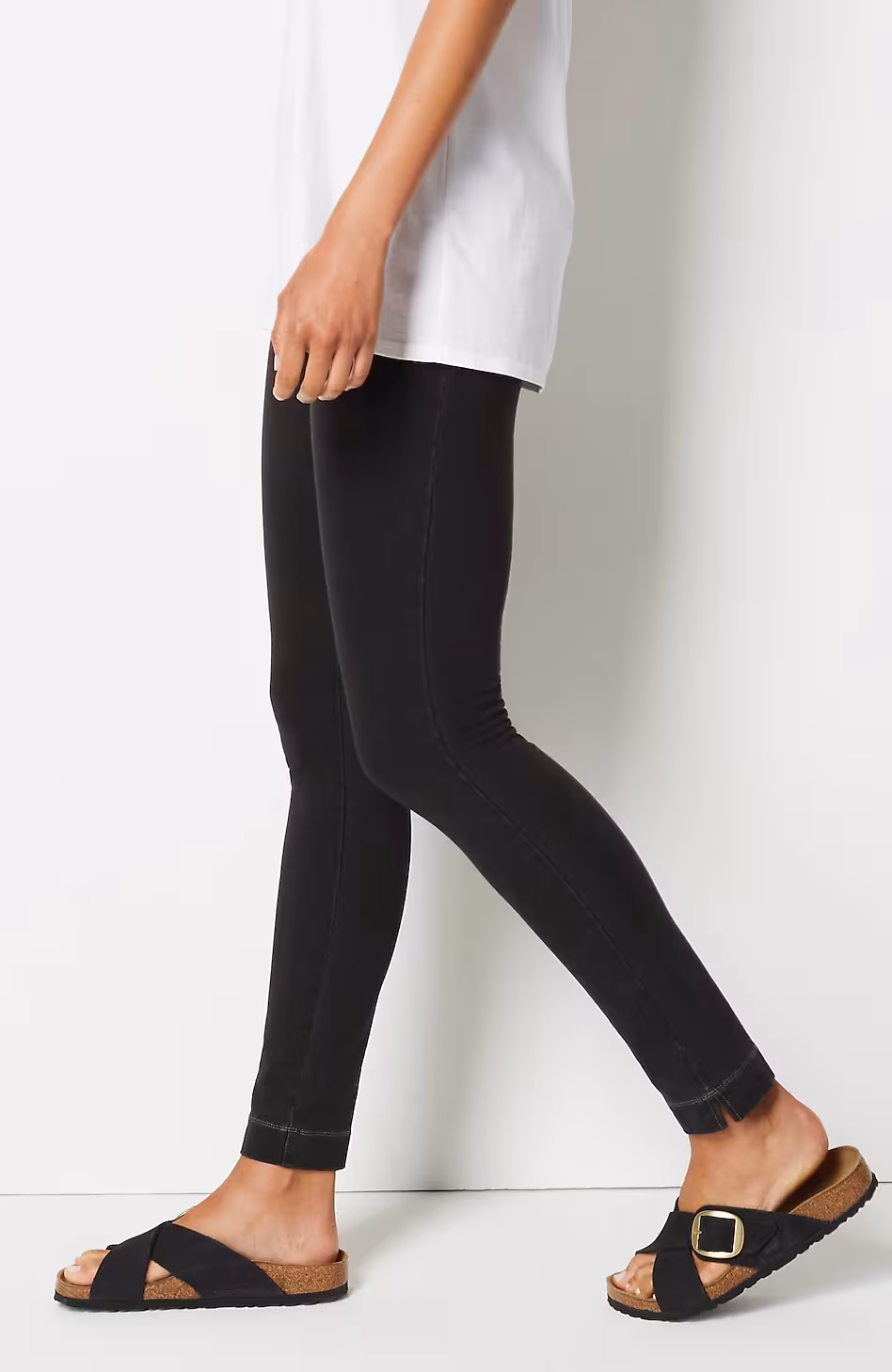 Pure Jill Side-Slit Jeggings