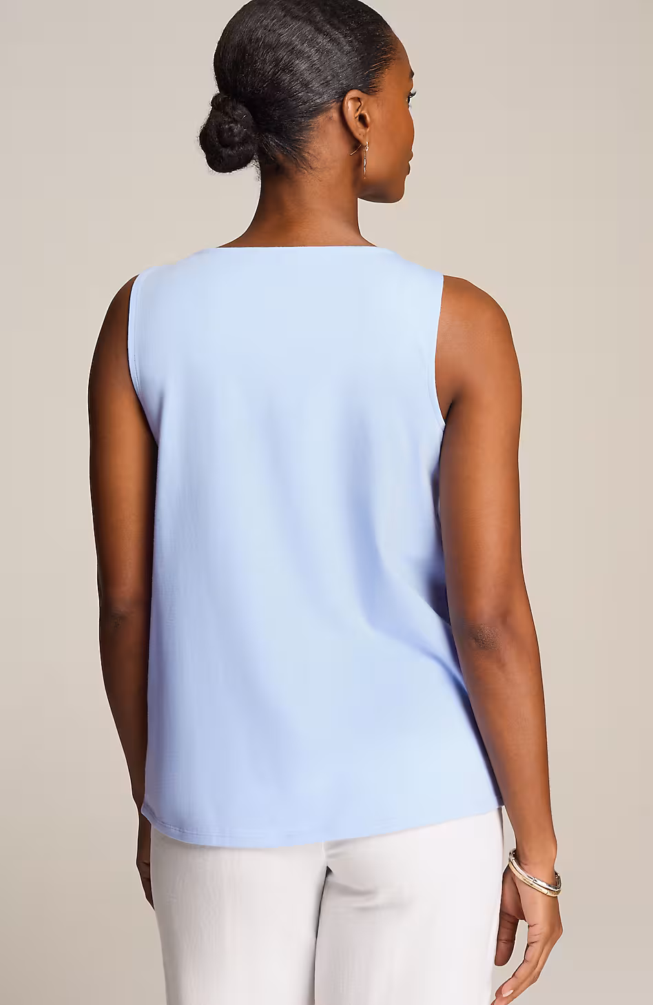 Pima-Stretch Knit Tank