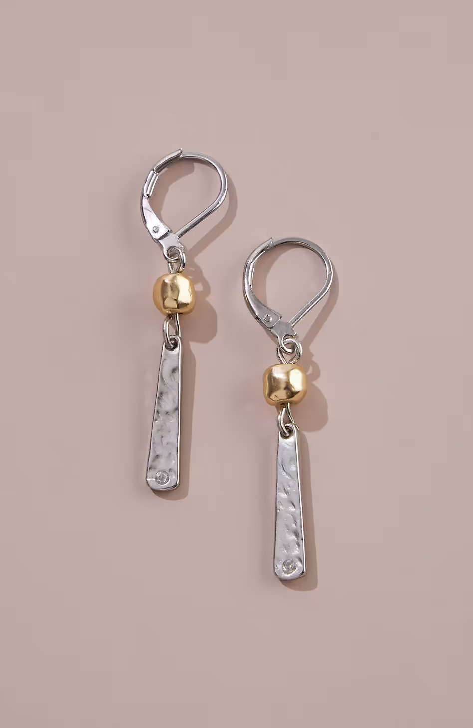 Golden Hour Linear-Bar Earrings