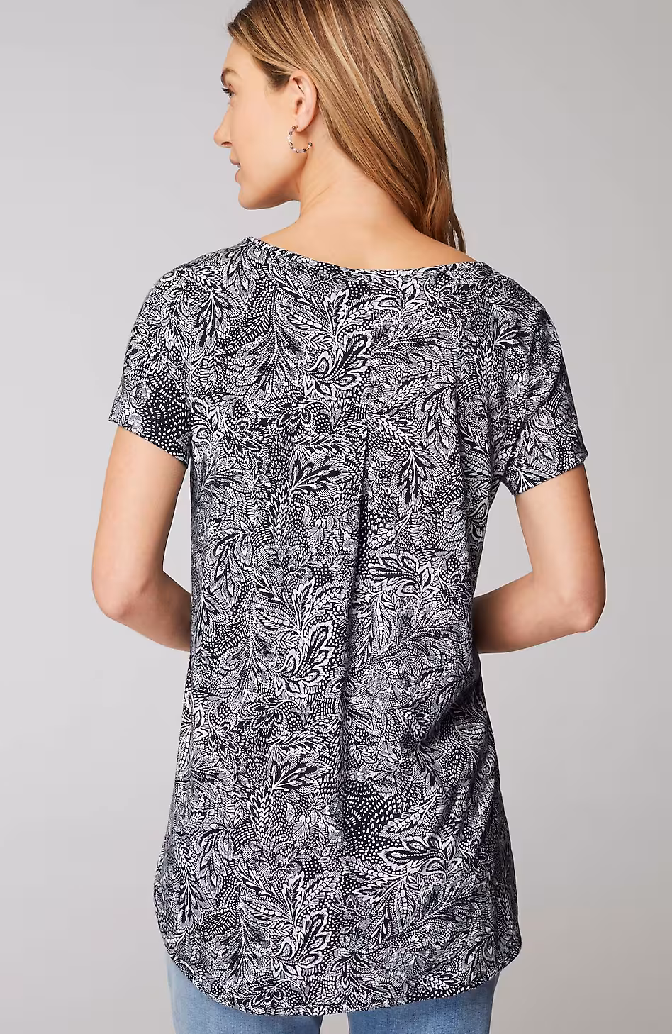 Cotton And Tencel™ Modal Shirttail Tunic