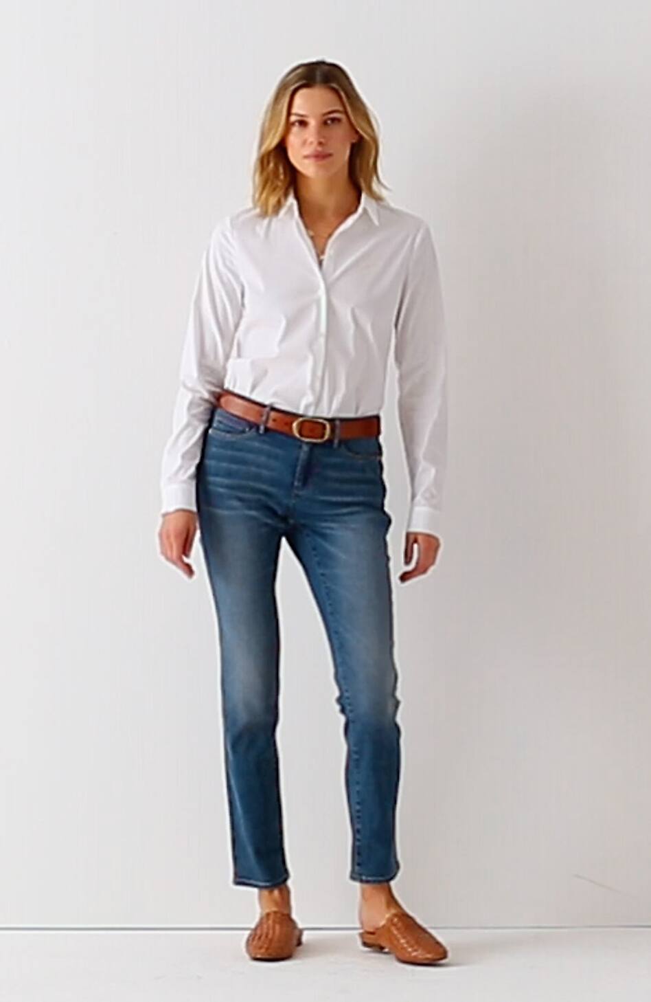 Authentic Fit Slim-Leg Jeans