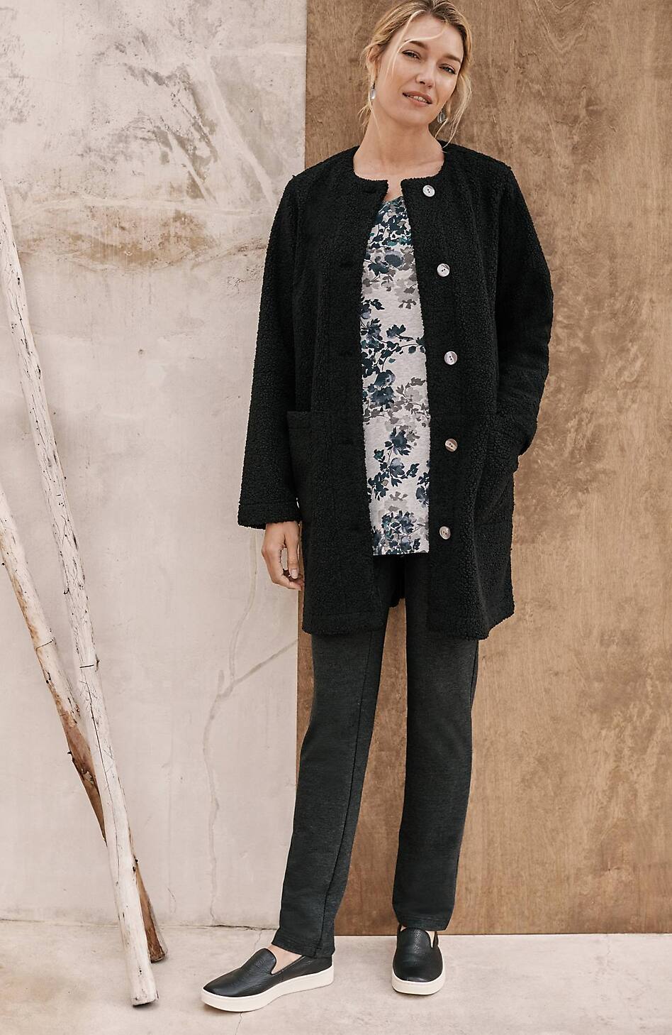 Pure Jill Affinity Slim-Leg Pants