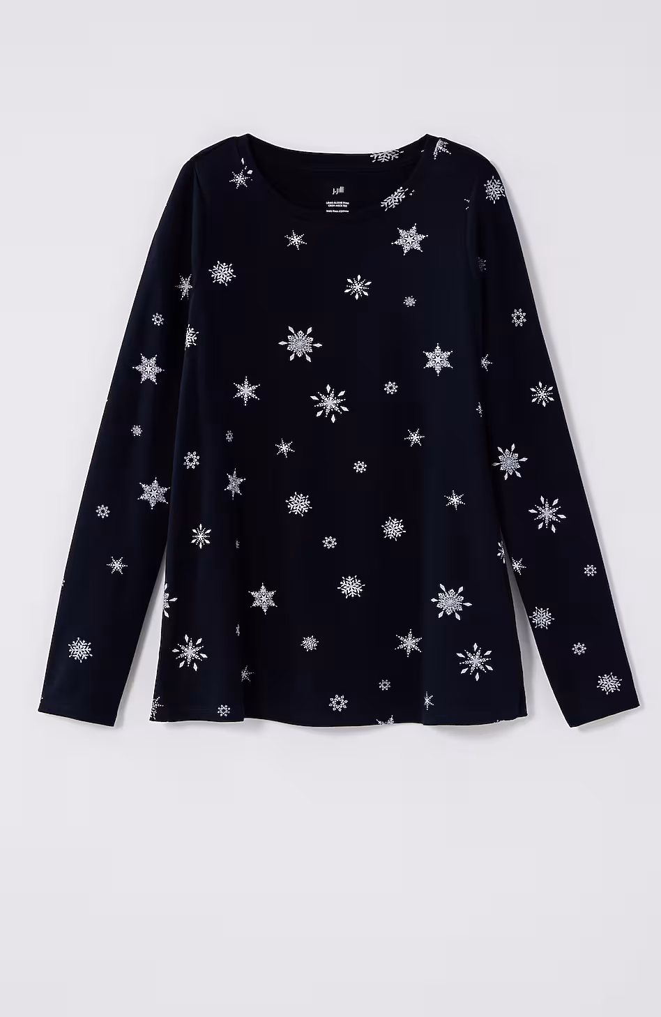 Long-Sleeve Pima Crew-Neck Tee