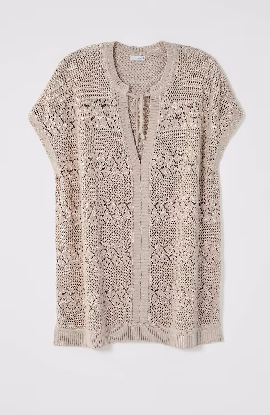 Pure Jill Open-Textured Sweater